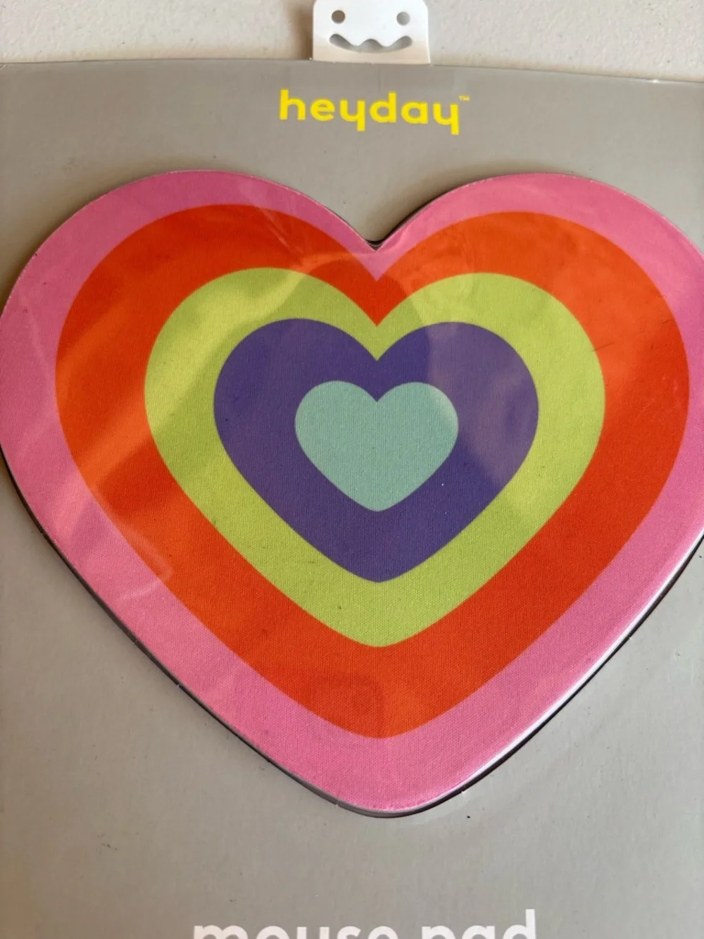 Heyday rainbow heart mouse pad #mousepad #kawaii #gaming